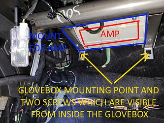 AMP_above_glovebox_mount