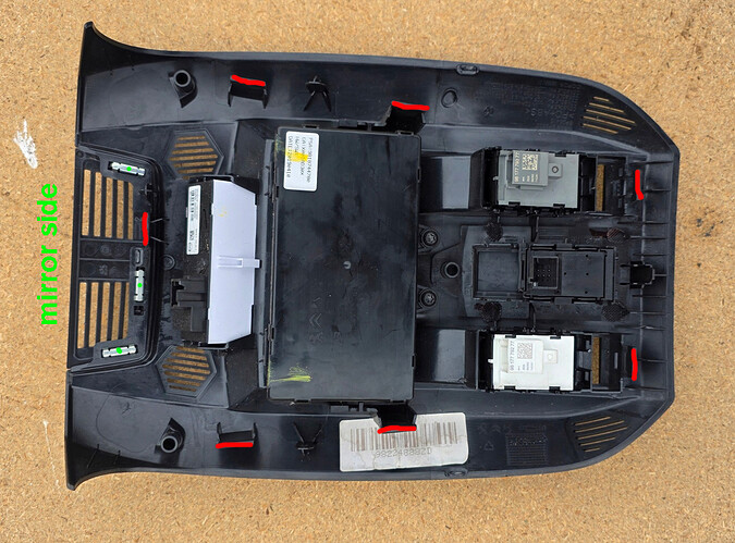 panel CITROEN DS7 9818744780